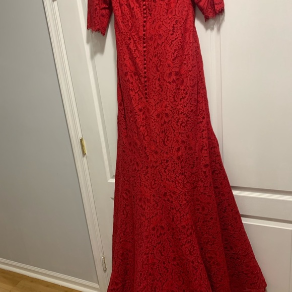 Red Formal Gown Wedding Dress - Picture 5 of 5